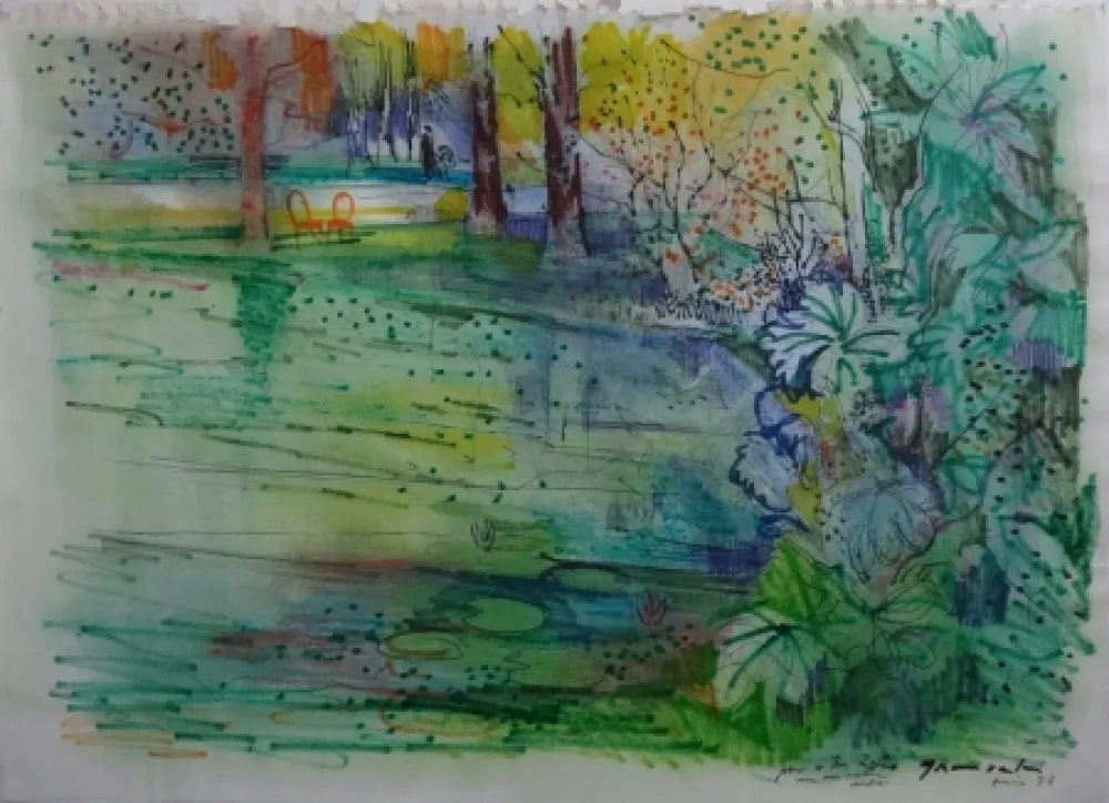 Geen Techniek Grau Sala - Bord du lac