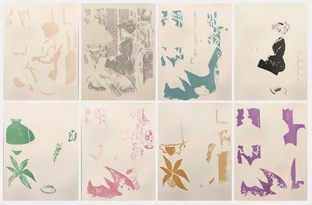 Lithografie Grau Sala - La Dame en noir