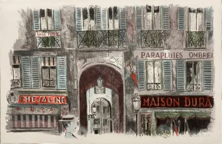 Lithografie Grau Sala - Le petit ami