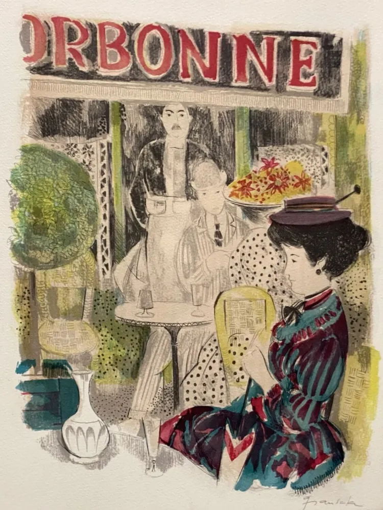 Lithografie Grau Sala - Le petit ami