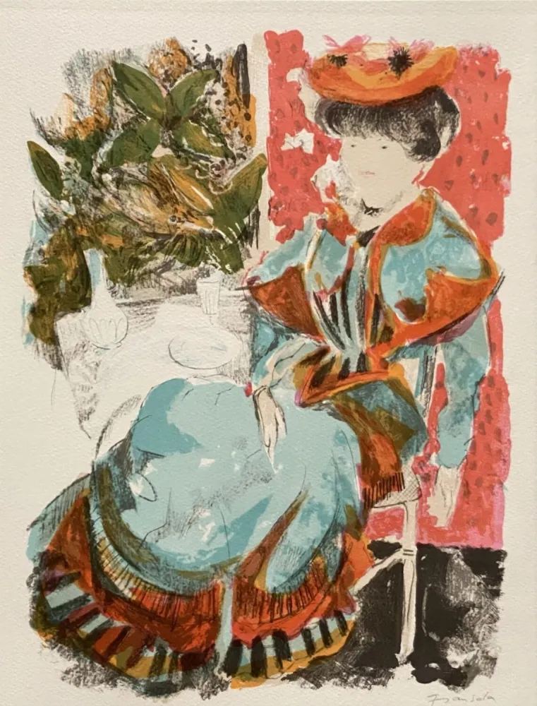 Lithografie Grau Sala - Le petit ami