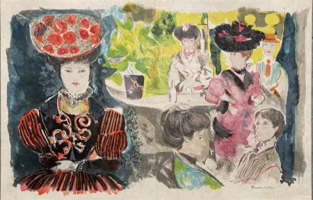 Lithografie Grau Sala - Le petit ami