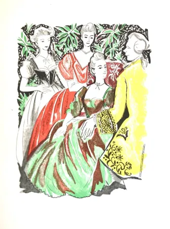 Houtsnede Grau Sala - Théâtre de Marivaux