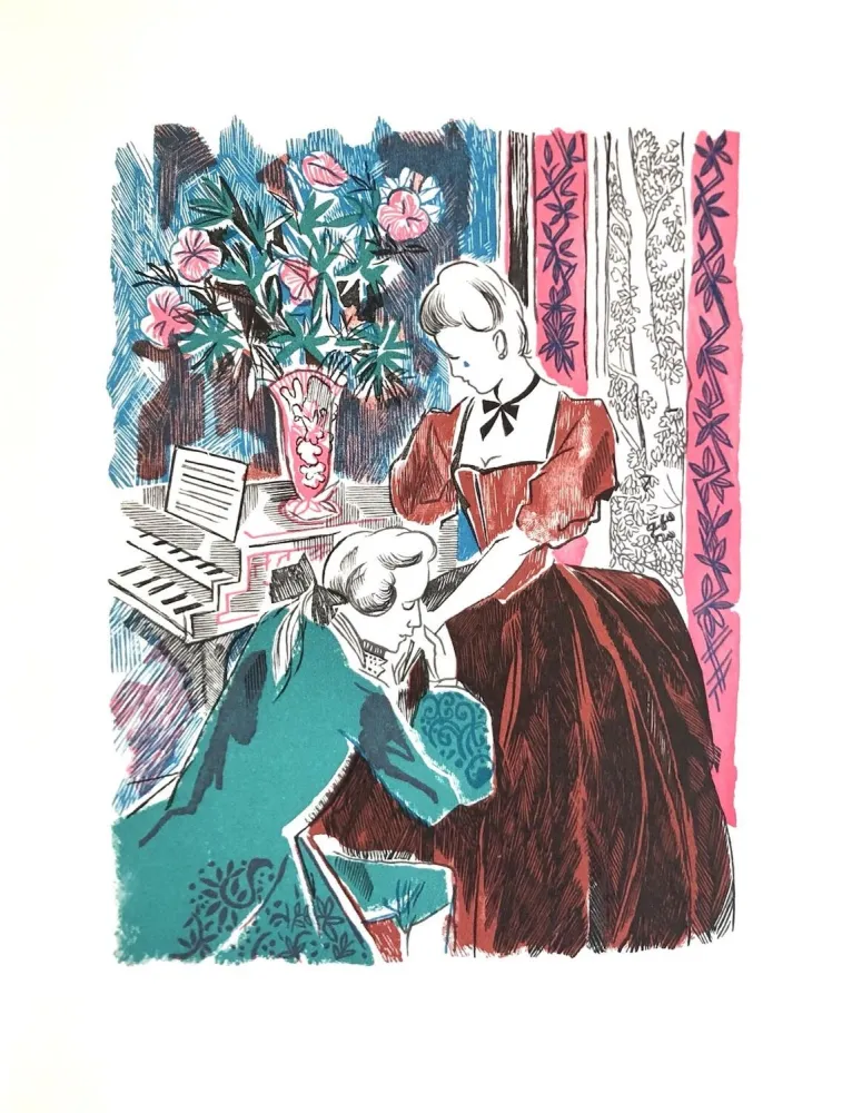 Houtsnede Grau Sala - Théâtre de Marivaux