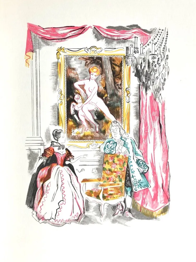 Houtsnede Grau Sala - Théâtre de Marivaux