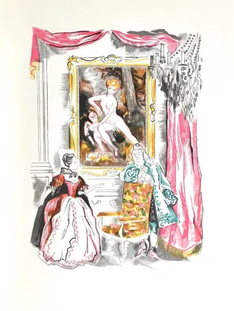 Houtsnede Grau Sala - Théâtre de Marivaux