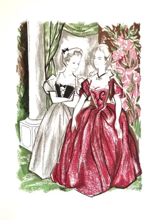 Houtsnede Grau Sala - Théâtre de Marivaux