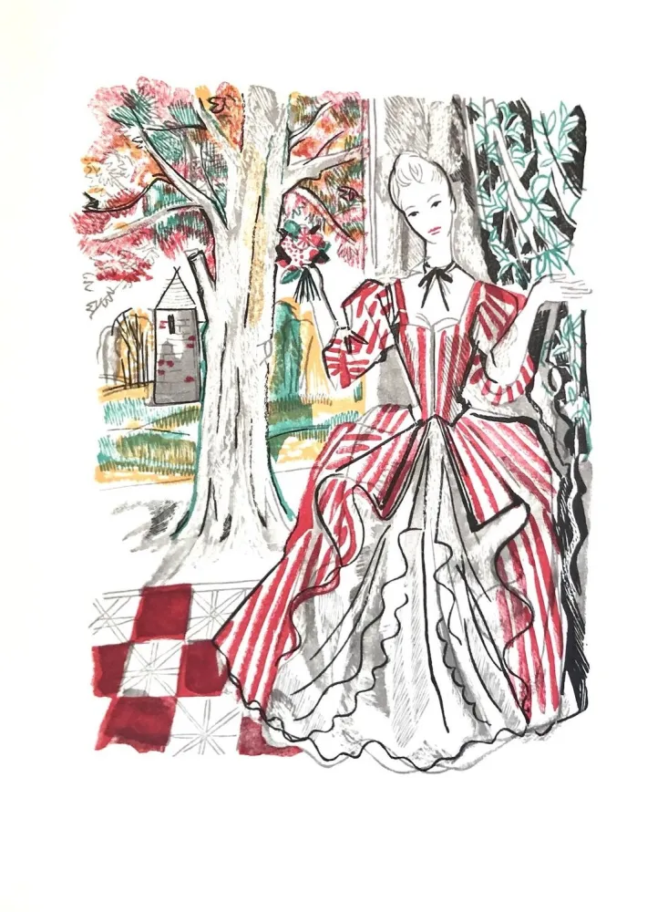 Houtsnede Grau Sala - Théâtre de Marivaux