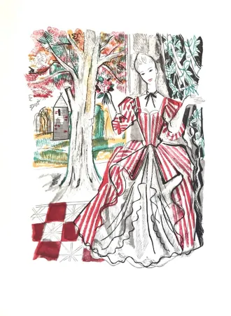 Houtsnede Grau Sala - Théâtre de Marivaux