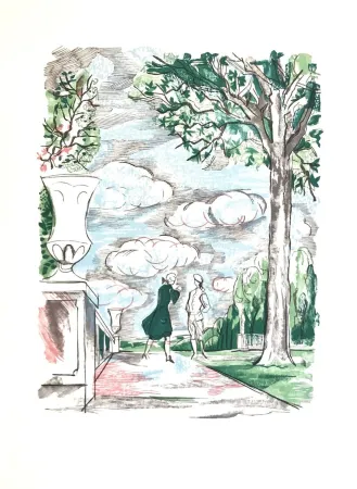 Houtsnede Grau Sala - Théâtre de Marivaux