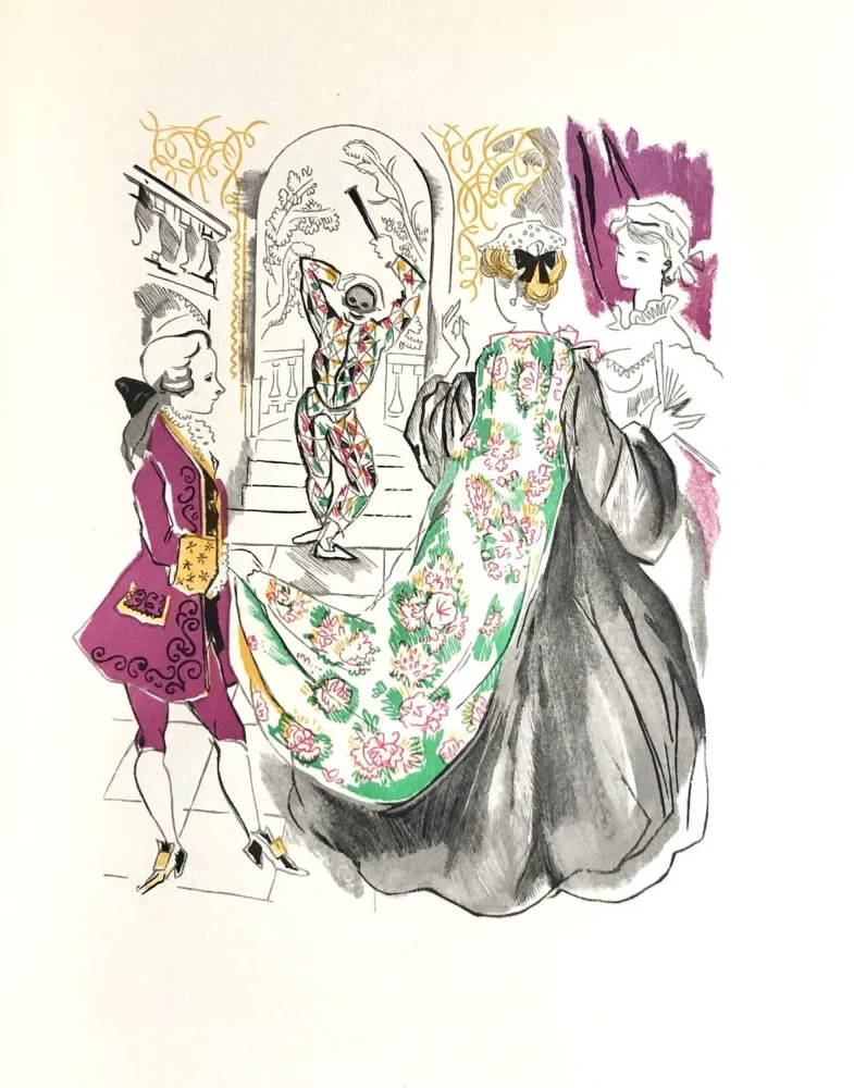 Houtsnede Grau Sala - Théâtre de Marivaux