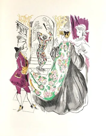 Houtsnede Grau Sala - Théâtre de Marivaux