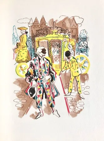 Houtsnede Grau Sala - Théâtre de Marivaux