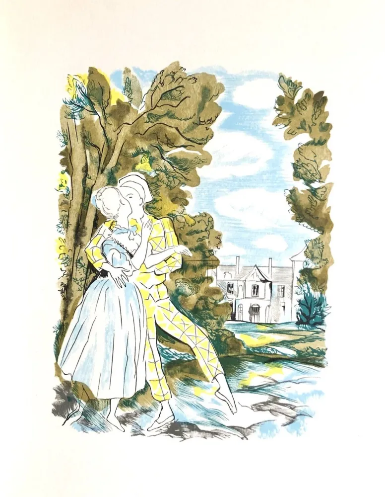 Houtsnede Grau Sala - Théâtre de Marivaux