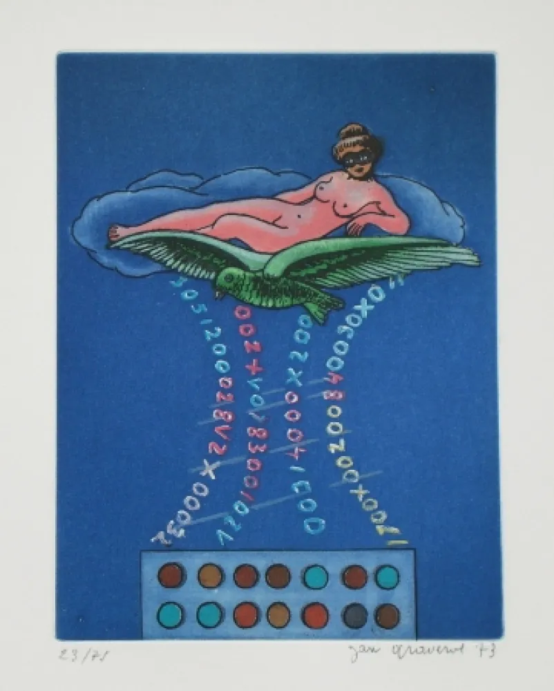 Ets En Aquatint Graverol - Les divinités naturelles