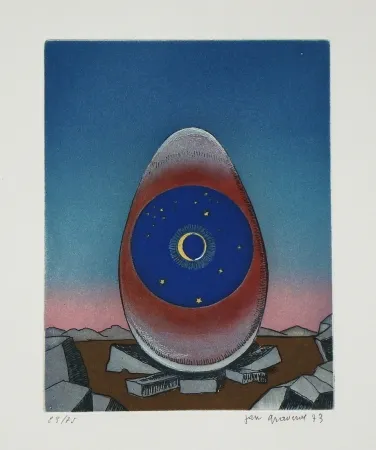 Ets En Aquatint Graverol - Les divinités naturelles