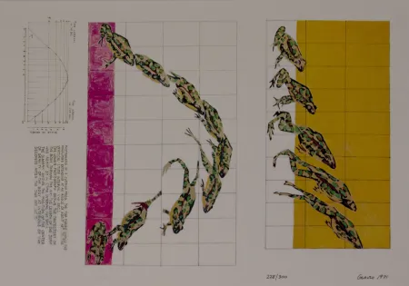 Zeefdruk Graves - Untitled