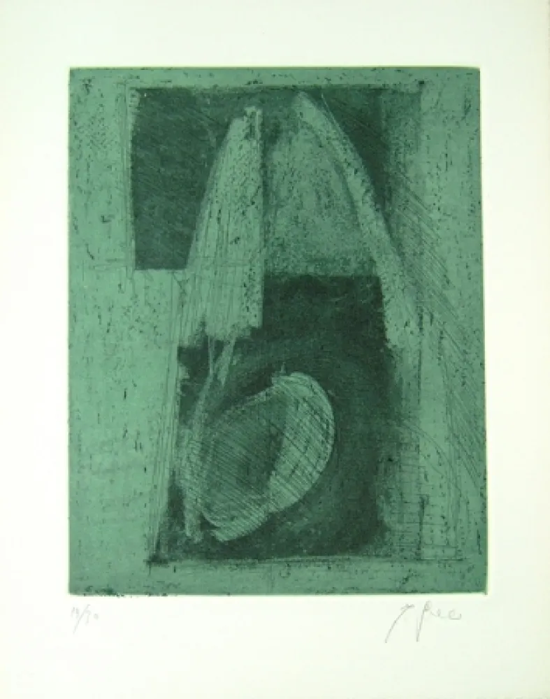 Lithografie Greco - Alterego considera lo spazio