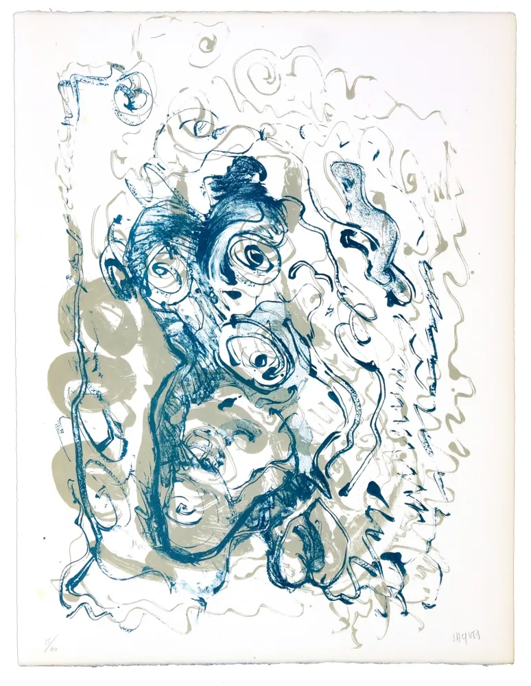 Lithografie Grinberg - Le changement bave d'escargot 