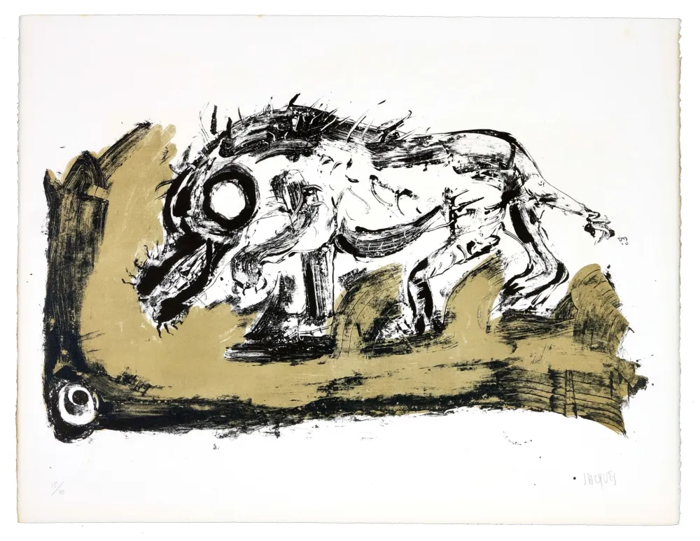 Lithografie Grinberg - Le changement en Cain (Caïnabel)