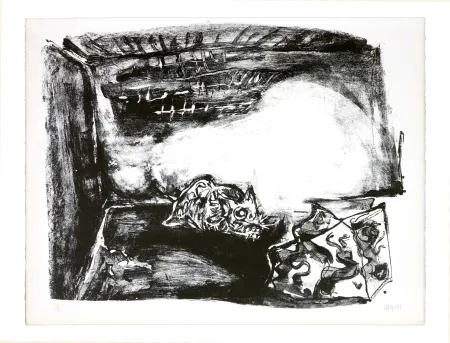 Lithografie Grinberg - Une autre possibilité (en fumée)