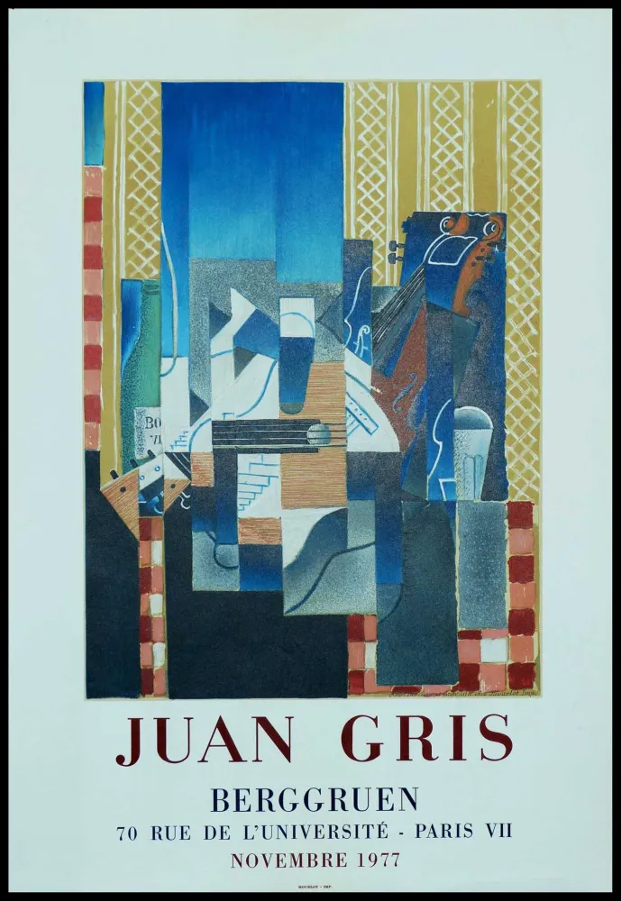 Lithografie Gris  - JUAN GRIS - BERGGRUEN