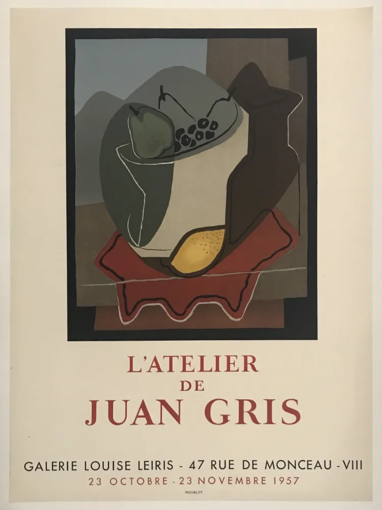 Lithografie Gris  - L’Atelier de Juan Gris