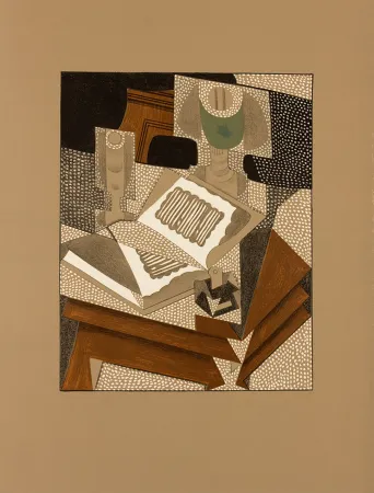 Lithografie Gris  - LE LIVRE. Lithographie pour 