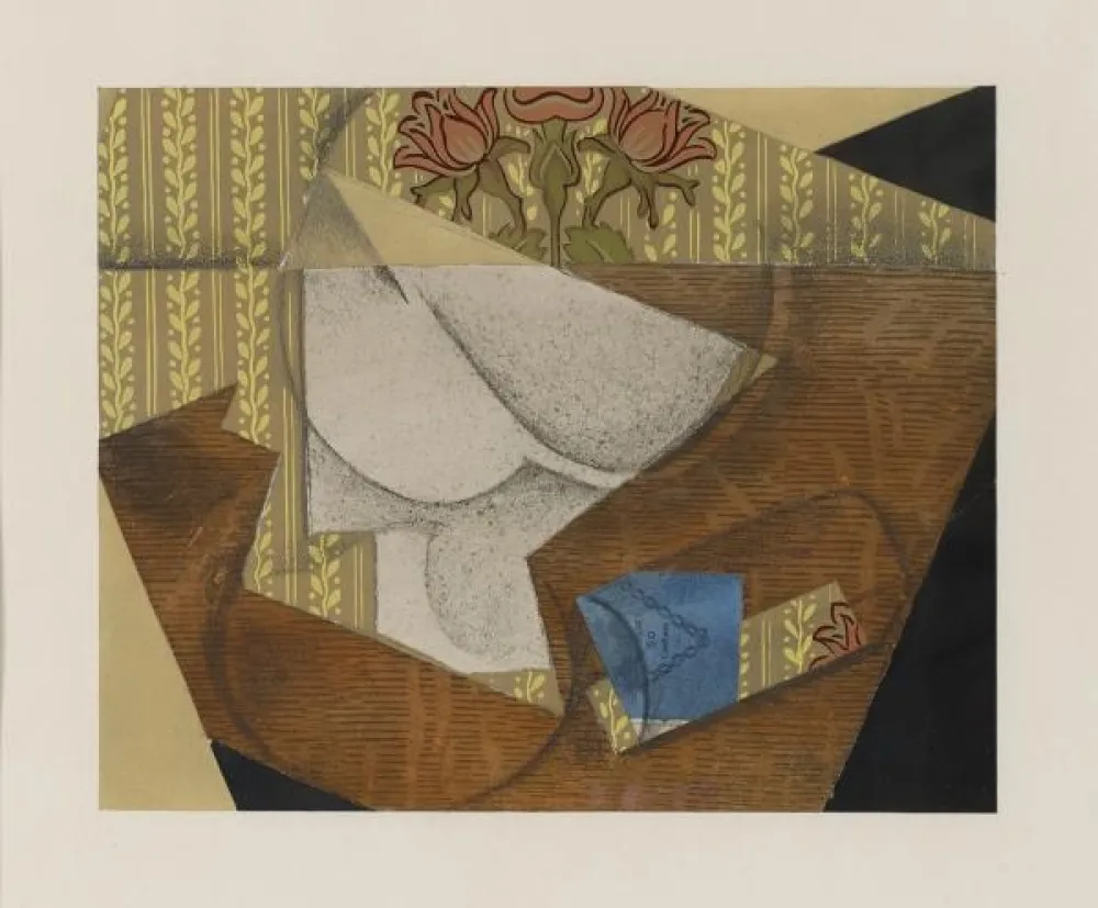 Lithografie Gris  - LE PAQUET DE TABAC, 1933 