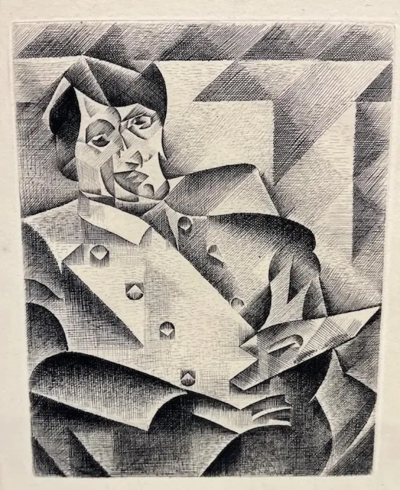 Ets Gris  - Portrait of Picasso