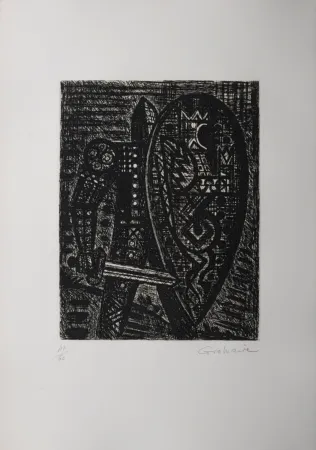 Lithografie Gromaire - La révolte, 1958