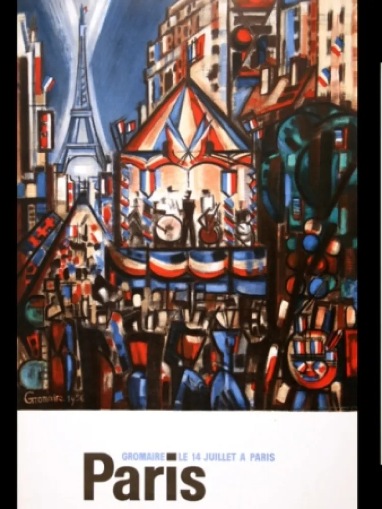 Poster Gromaire - PARIS 14 JUILLET