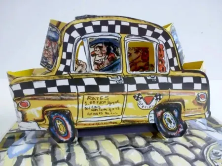 Lithografie Grooms - Ruckus Taxi (Mini)