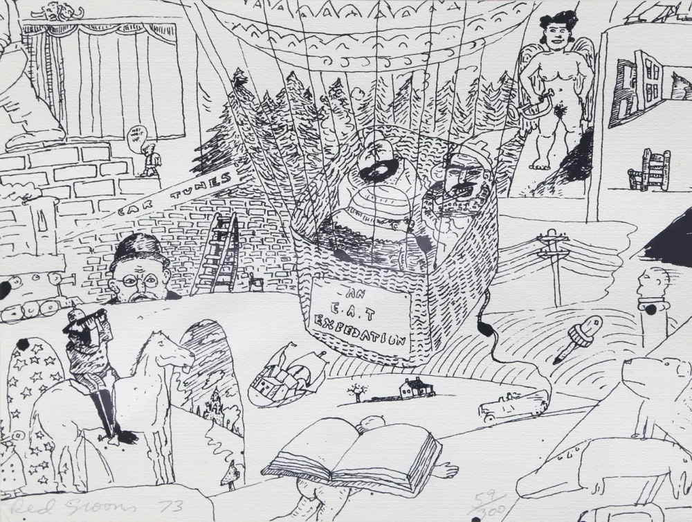 Zeefdruk Grooms - Stockholm Print