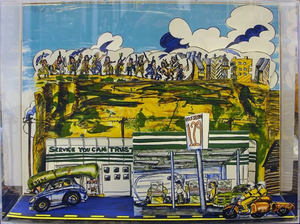 Lithografie Grooms - TONTO-CONDO