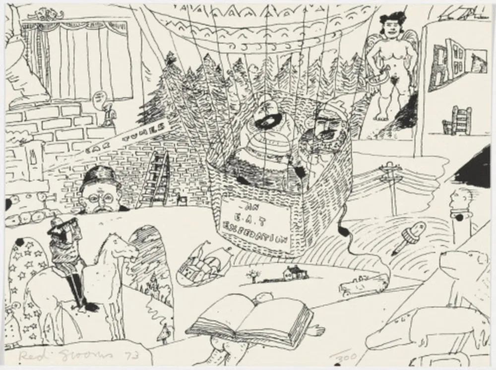 Zeefdruk Grooms - Untitled from The New York Collection for Stockholm