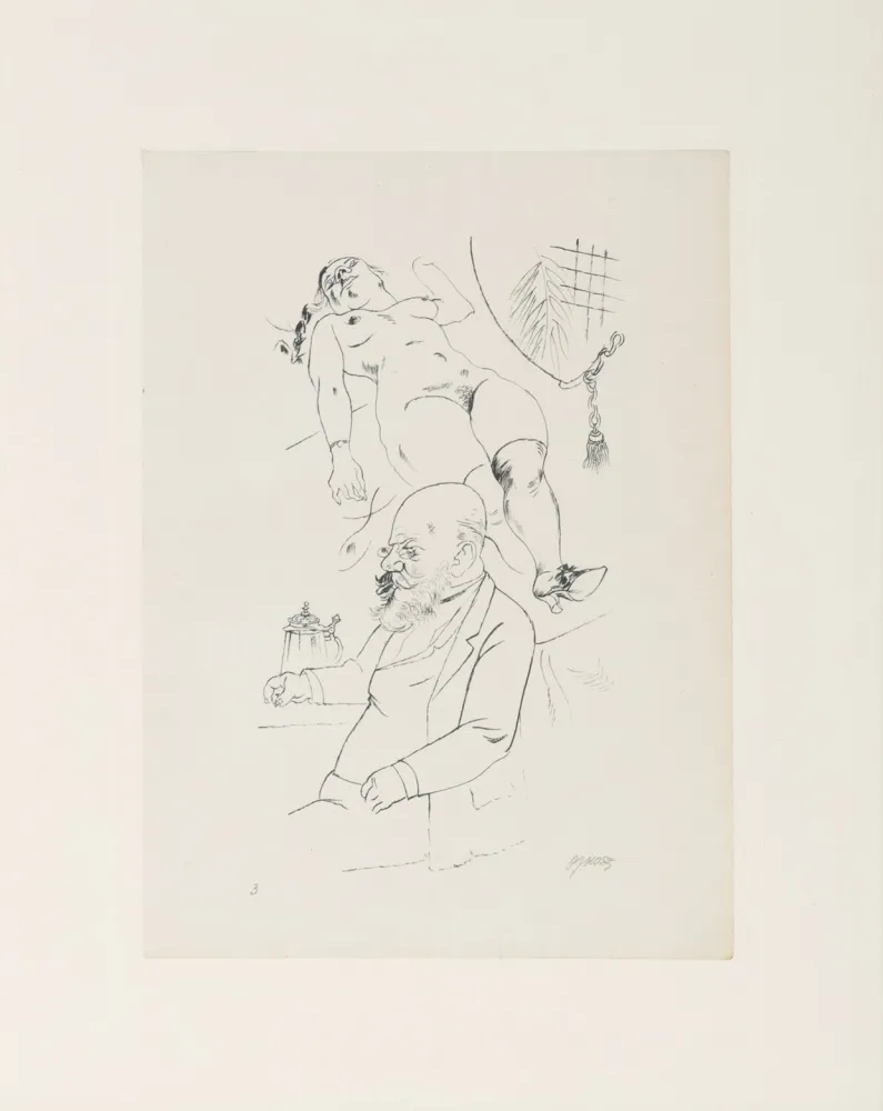 Lithografie Grosz - George Grosz (1893–1959) – Aus der Jugendzeit – Heliogravure on paper – 1922