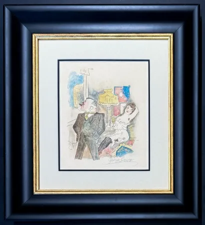 Lithografie Grosz - George Grosz (1893–1959) - Kraft und Anmut - Color lithograph - 1923