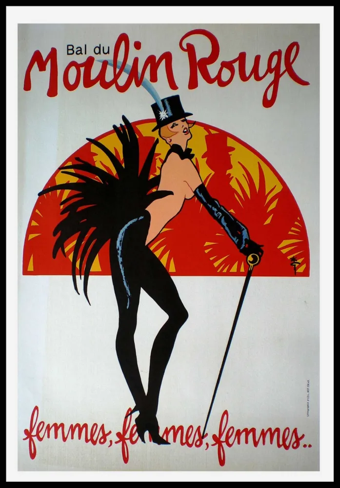 Poster Gruau - FEMMES FEMMES FEMMES