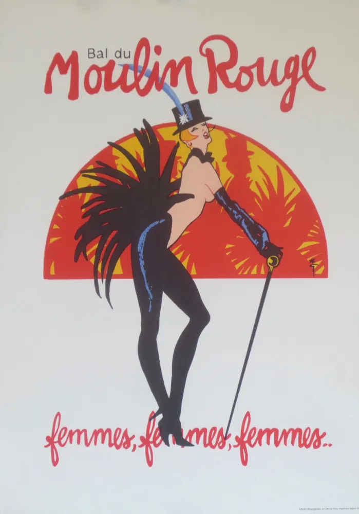 Lithografie Gruau - Femmes,femmes,femmes