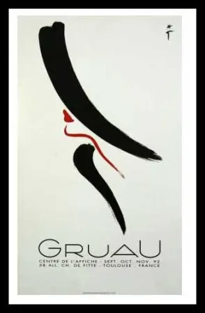 Poster Gruau - L'ELEGANTE