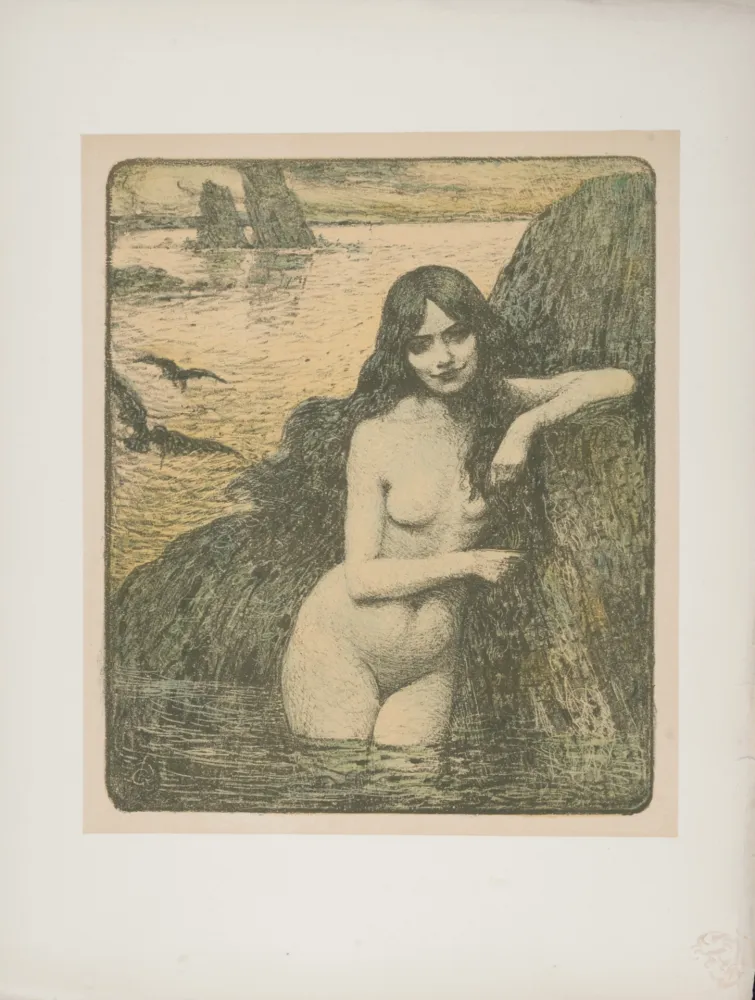 Lithografie Guerin - Sirène, 1898
