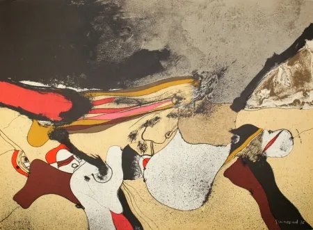 Lithografie Guinovart - Cap a fora