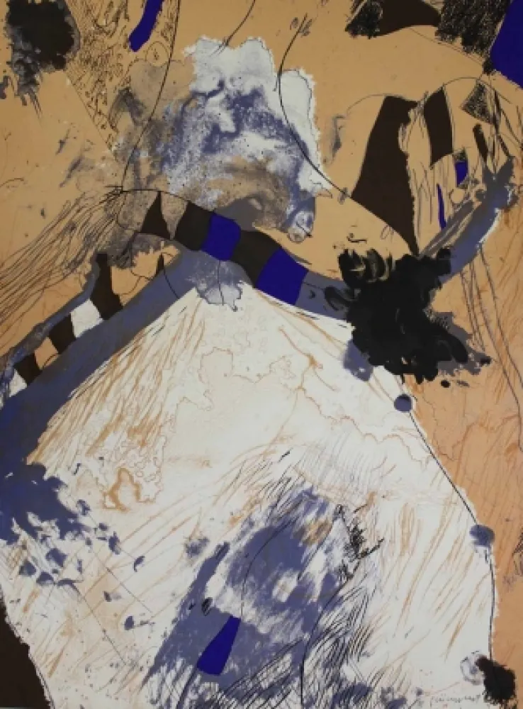 Lithografie Guinovart - Com muntanya