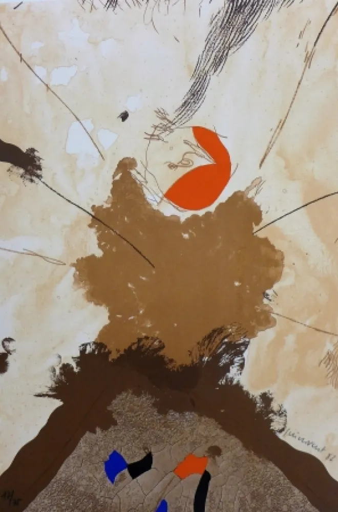 Lithografie Guinovart - Esclat ocell