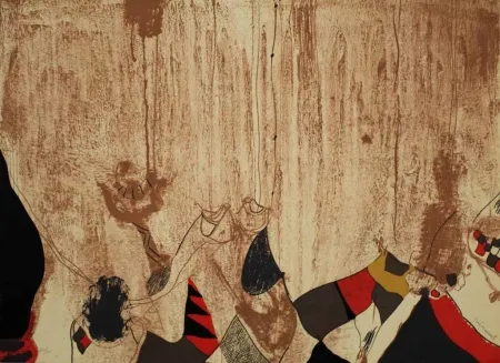 Lithografie Guinovart - Fang 4