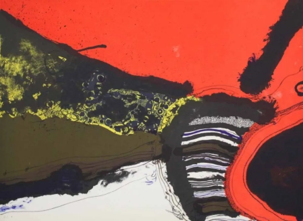 Lithografie Guinovart - Homenatge a Joan Prats I