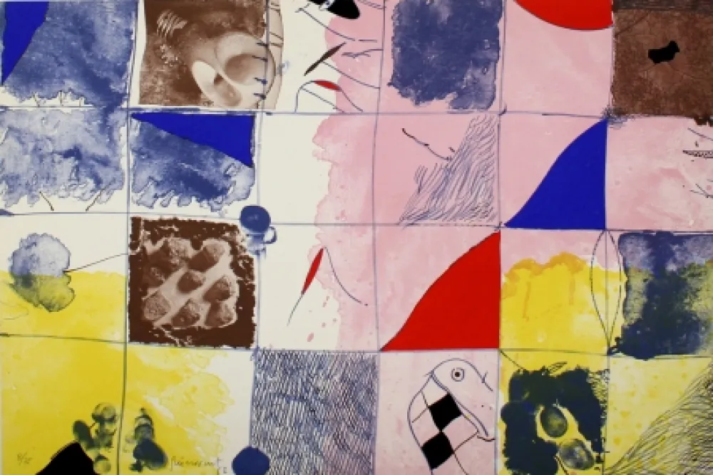 Lithografie Guinovart - Joc a terra