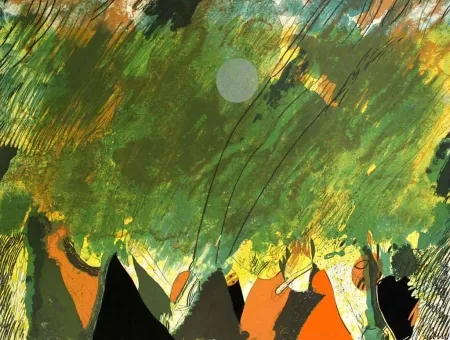 Lithografie Guinovart - Petit cercle