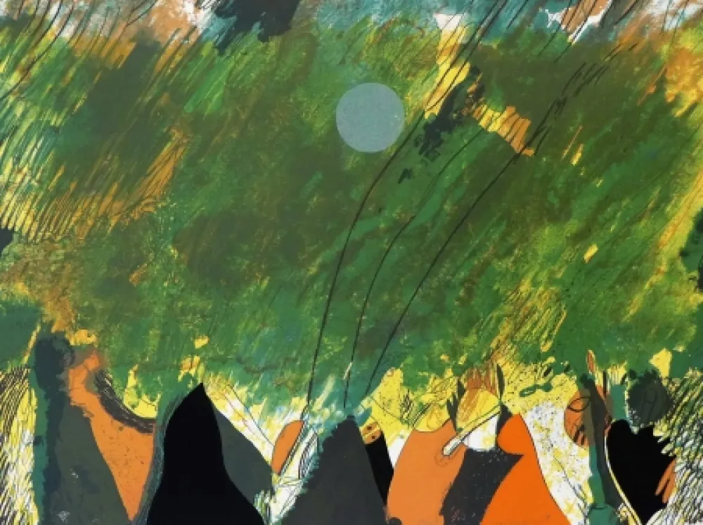 Lithografie Guinovart - Petit cercle